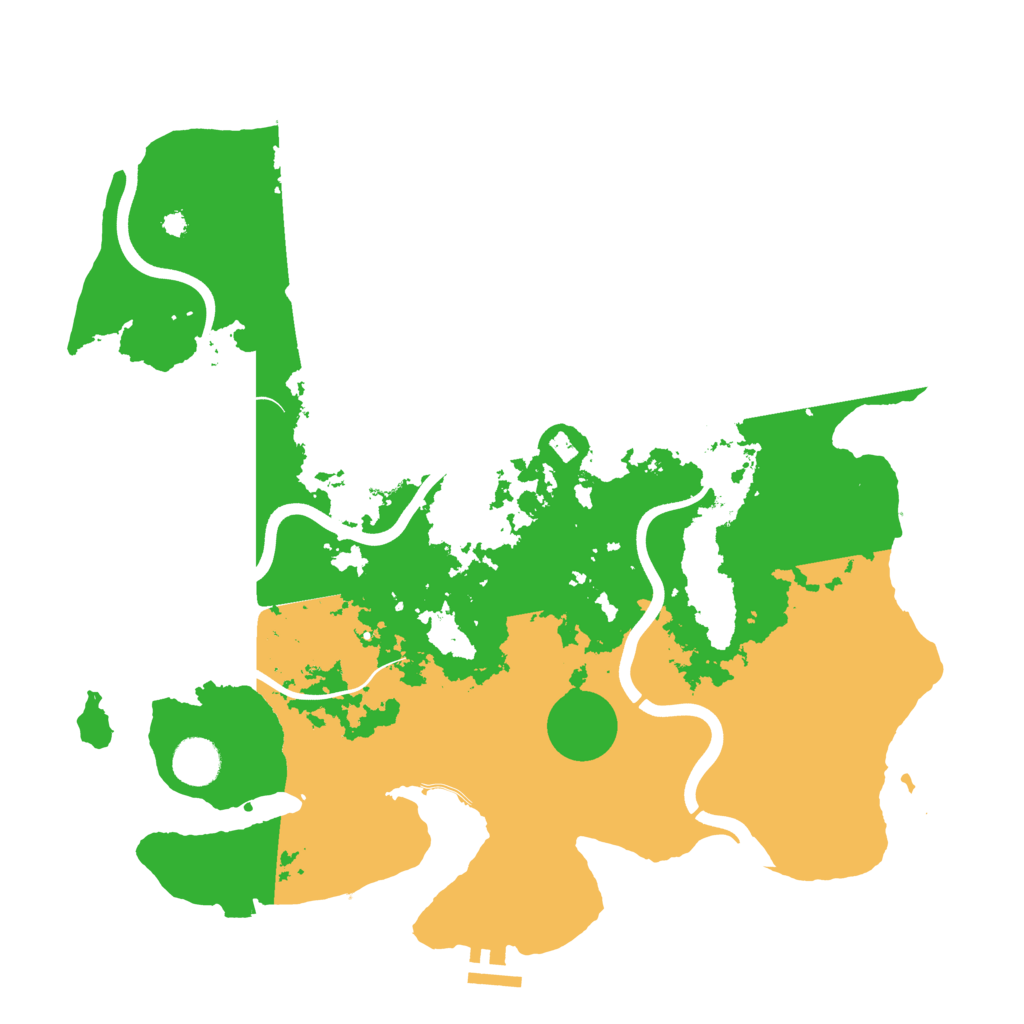 Biome Rust Map: Procedural Map, Size: 3850, Seed: 1136639797