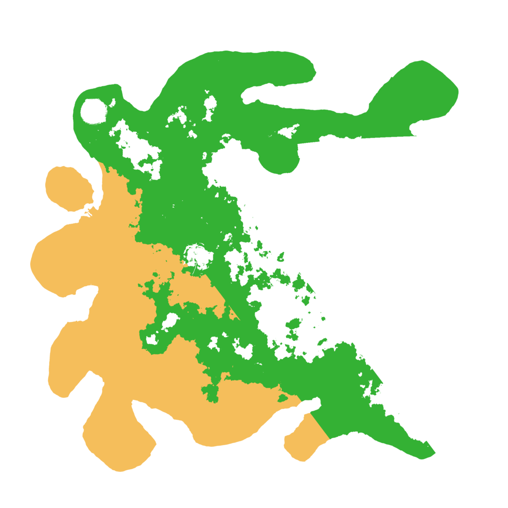 Biome Rust Map: Barren, Size: 3500, Seed: 1111