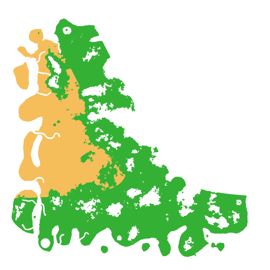 Biome Rust Map: Procedural Map, Size: 5000, Seed: 475132