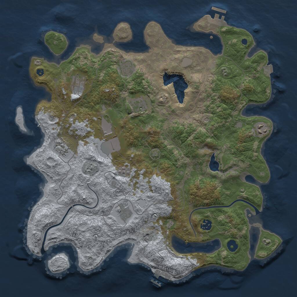 Rust Map: Procedural Map, Size: 4000, Seed: 1771566929, 15 Monuments
