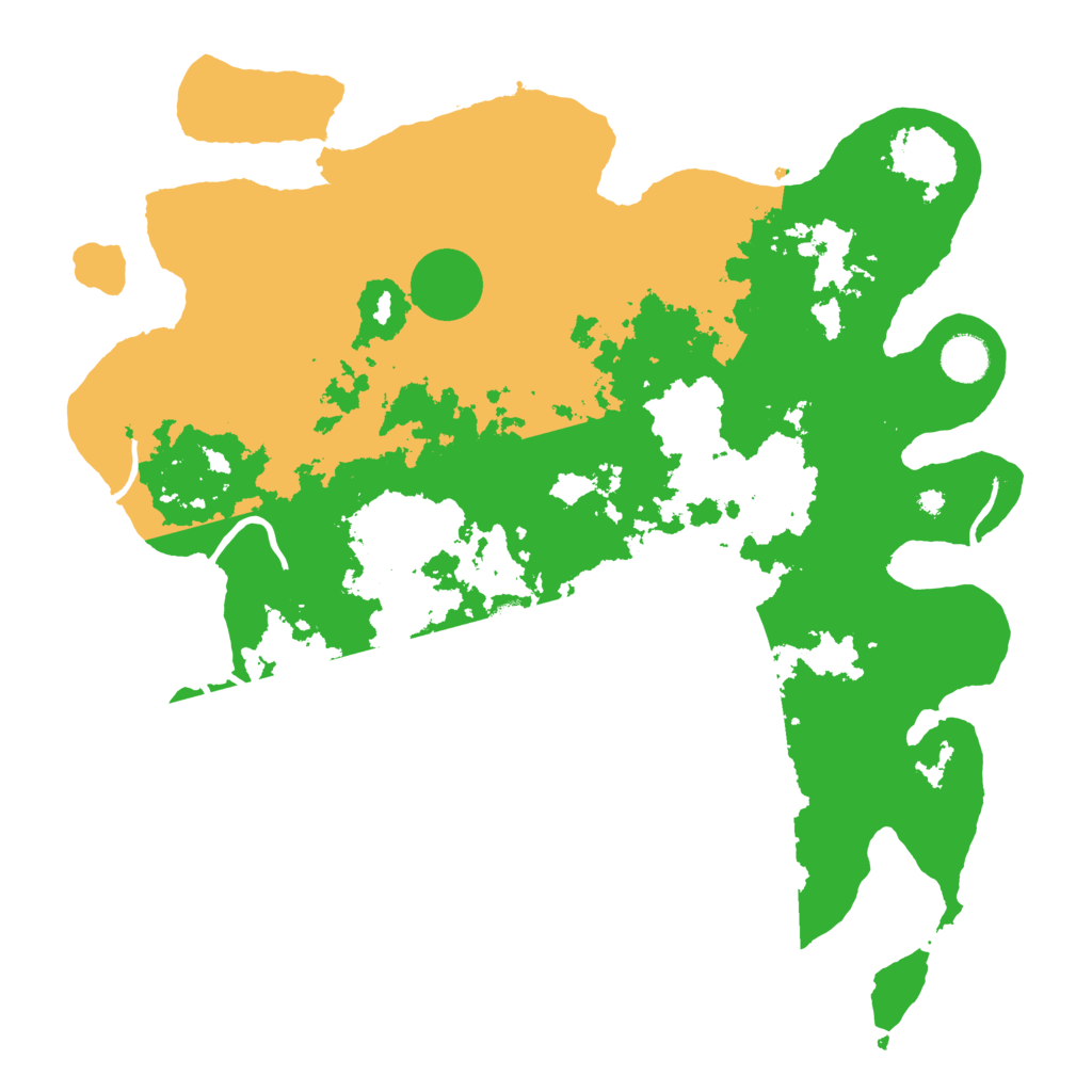 Biome Rust Map: Procedural Map, Size: 4000, Seed: 69777769