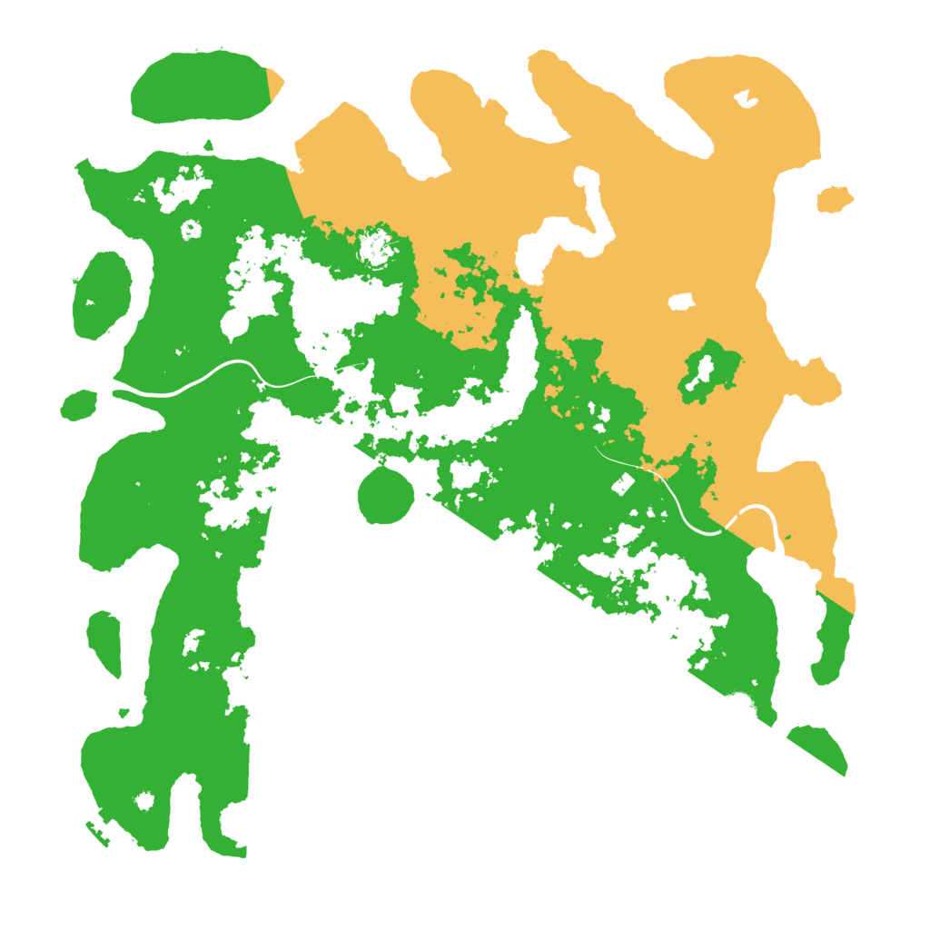 Biome Rust Map: Procedural Map, Size: 4500, Seed: 12354123