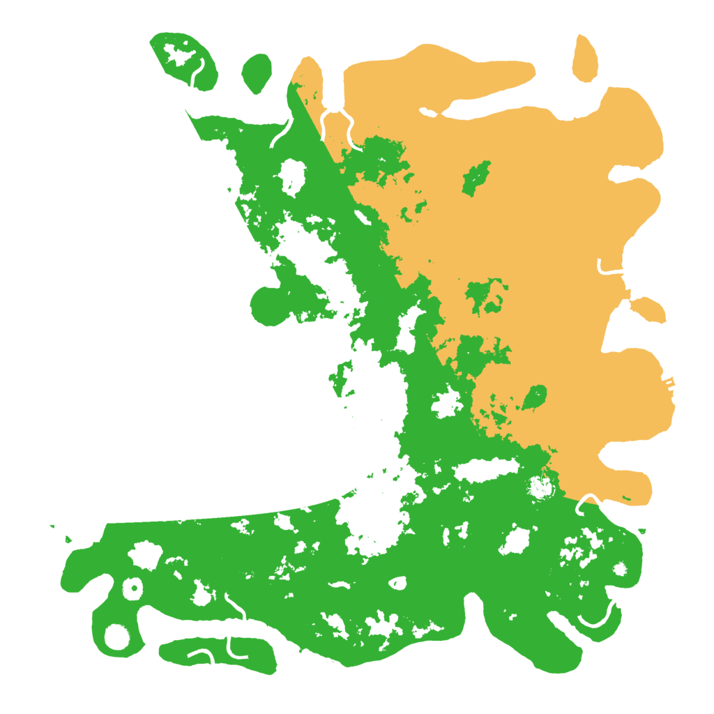 Biome Rust Map: Procedural Map, Size: 5000, Seed: 1357356615