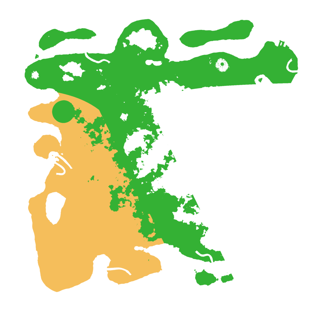 Biome Rust Map: Procedural Map, Size: 3700, Seed: 1000939074