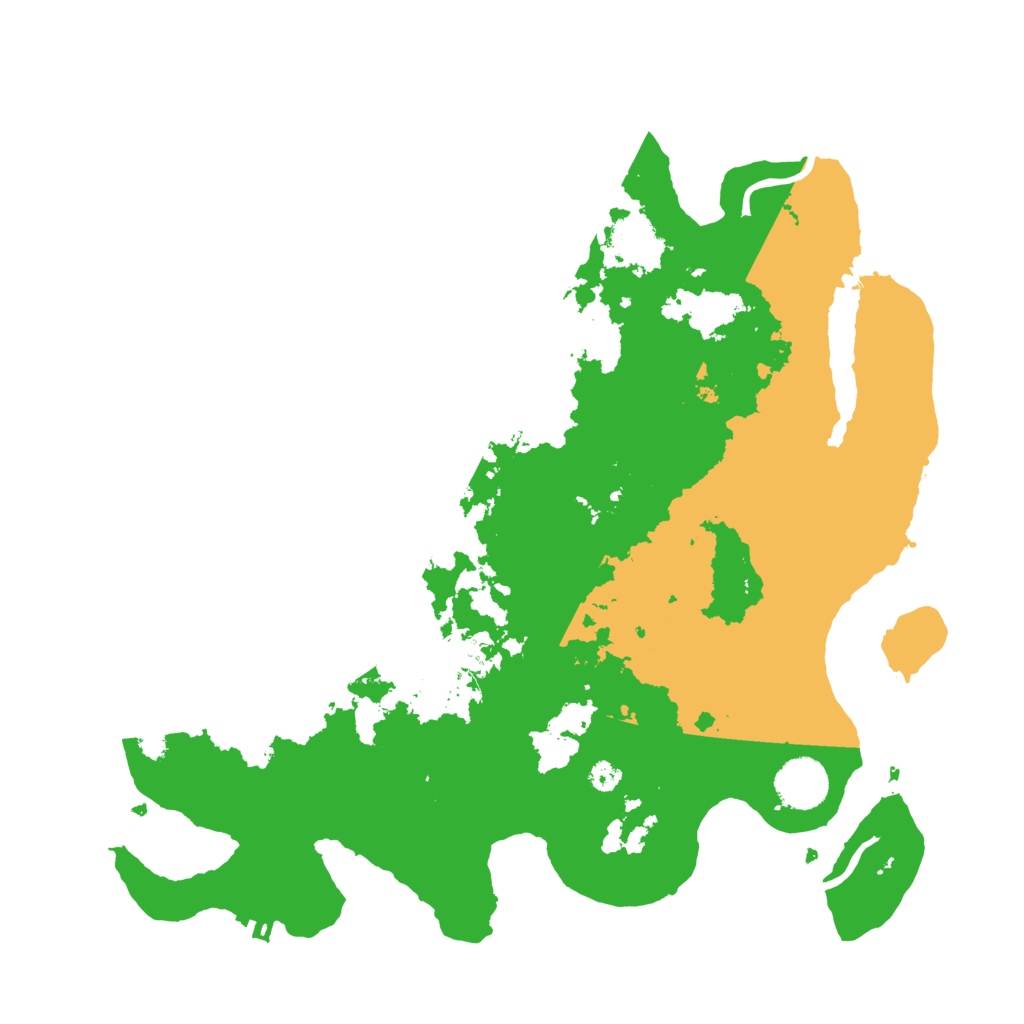 Biome Rust Map: Procedural Map, Size: 3500, Seed: 1995310565