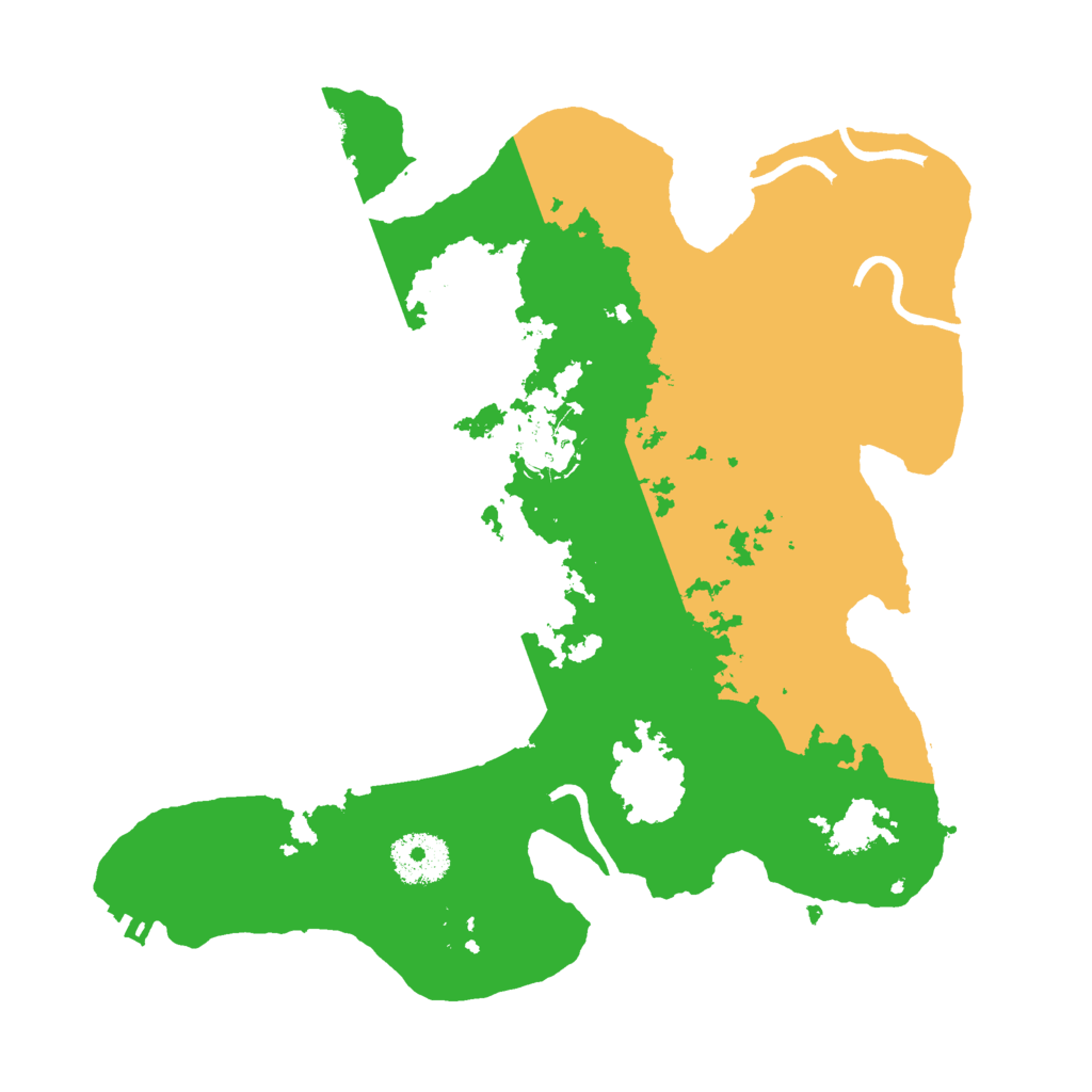 Biome Rust Map: Procedural Map, Size: 3000, Seed: 9126
