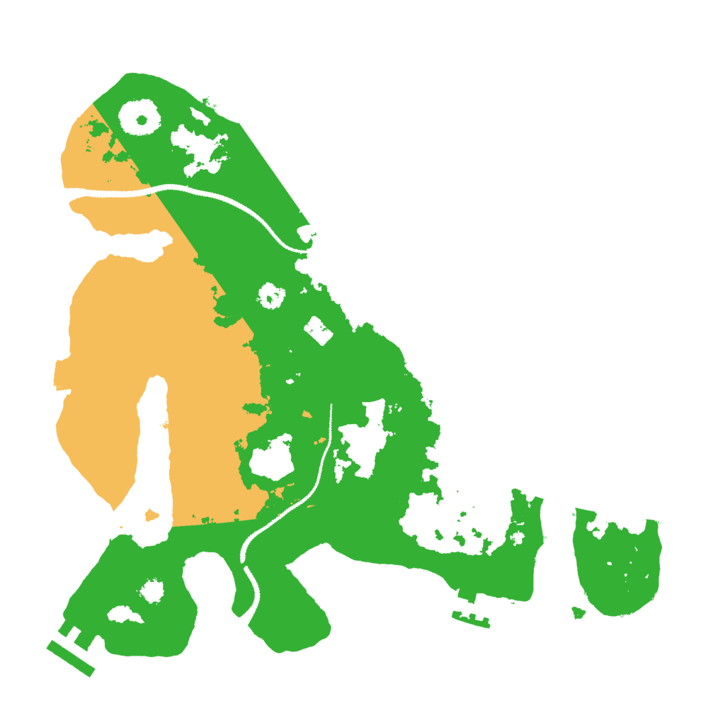 Biome Rust Map: Procedural Map, Size: 2800, Seed: 366478015