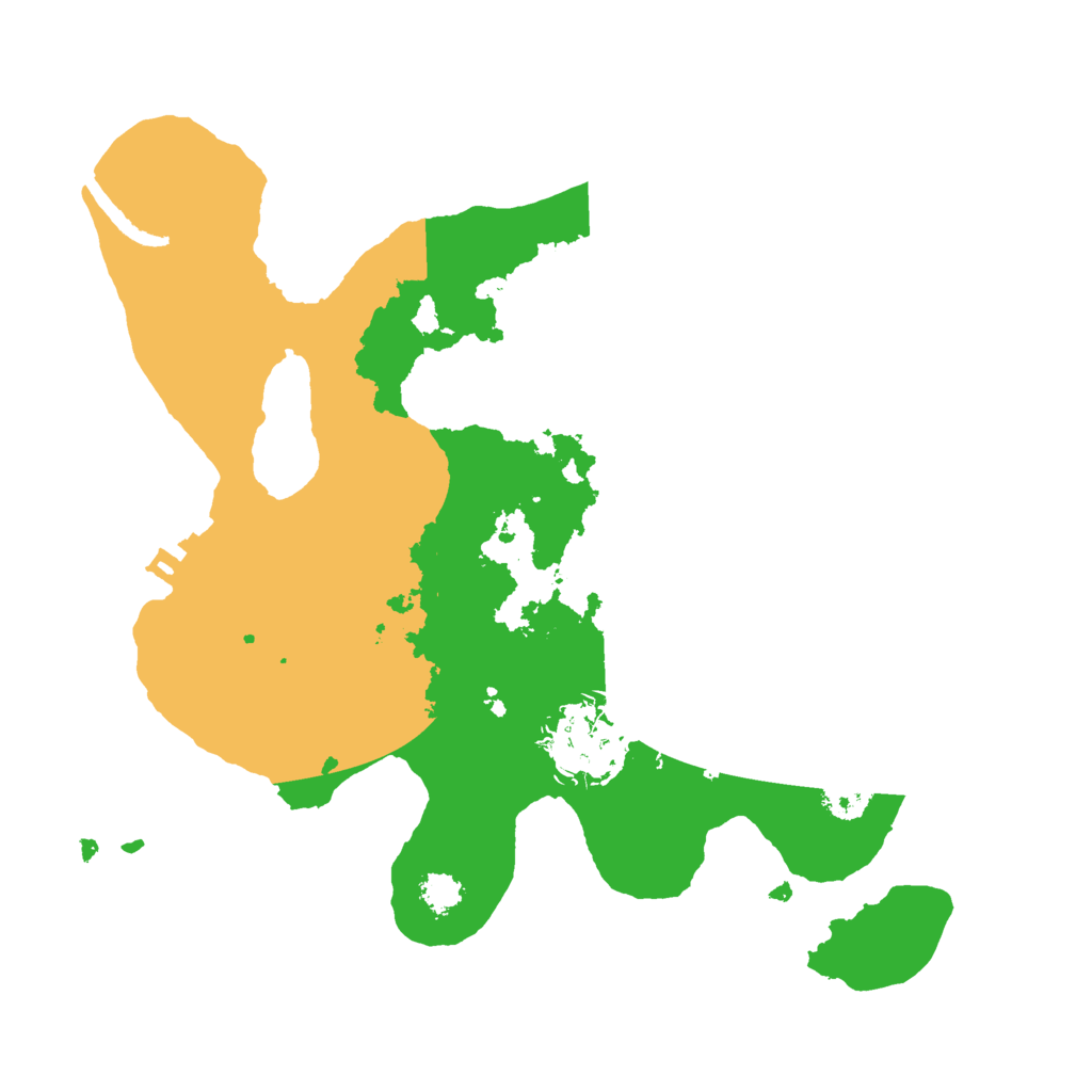 Biome Rust Map: Procedural Map, Size: 2500, Seed: 8319