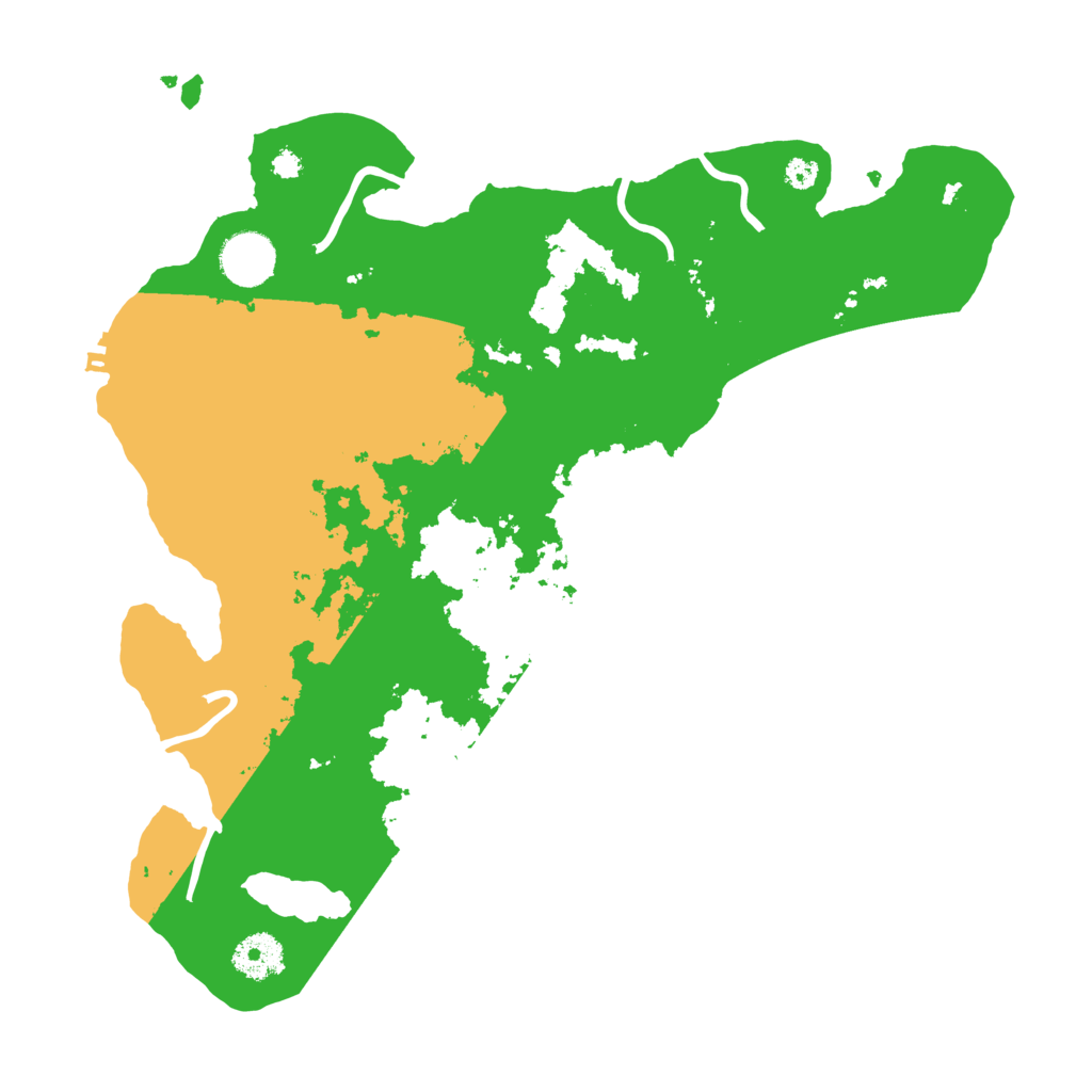 Biome Rust Map: Procedural Map, Size: 3500, Seed: 877777