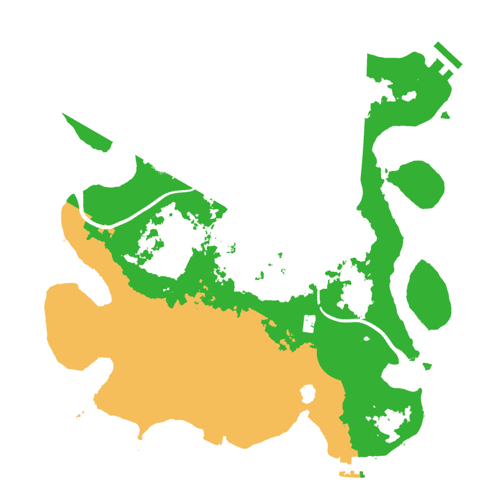 Biome Rust Map: Procedural Map, Size: 3000, Seed: 747644205