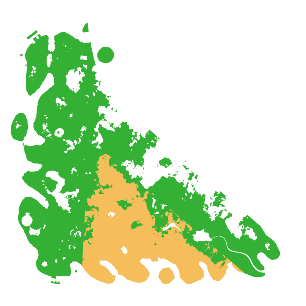 Biome Rust Map: Procedural Map, Size: 5000, Seed: 1635183