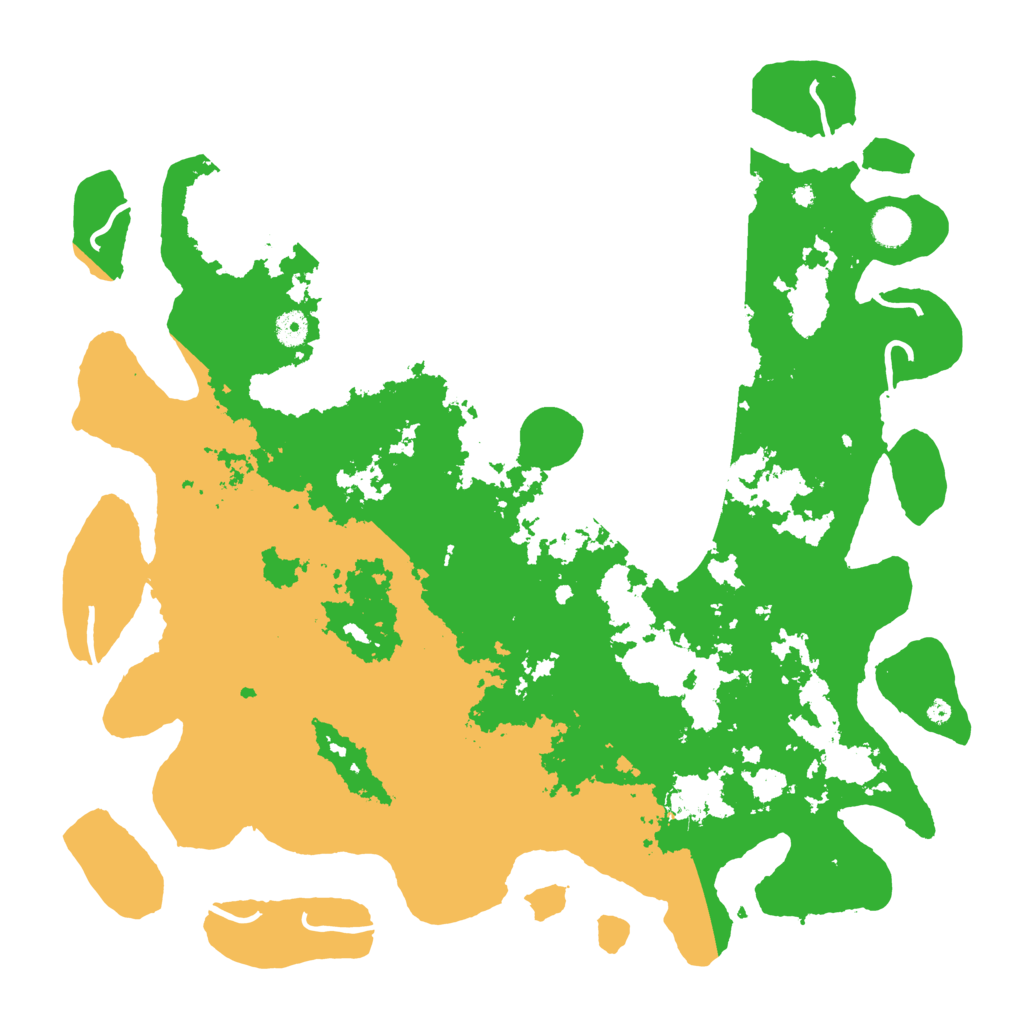 Biome Rust Map: Procedural Map, Size: 4500, Seed: 2100687286