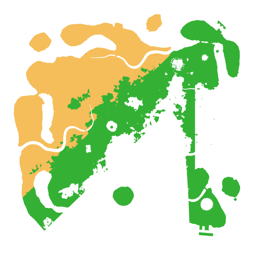 Biome Rust Map: Procedural Map, Size: 3700, Seed: 986314447