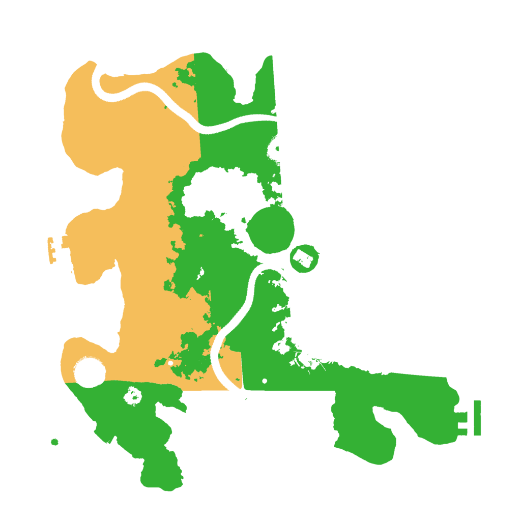 Biome Rust Map: Procedural Map, Size: 3000, Seed: 960918