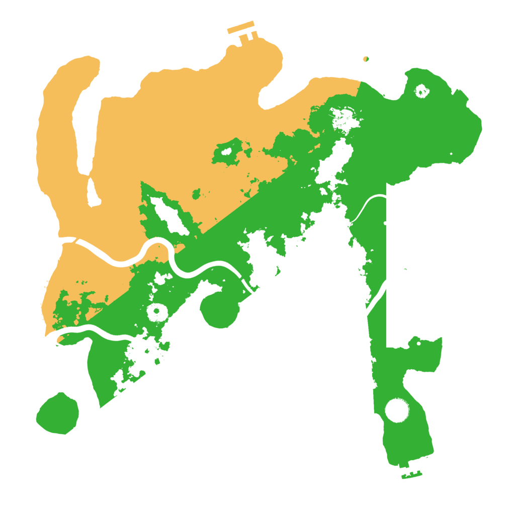 Biome Rust Map: Procedural Map, Size: 3800, Seed: 75152113
