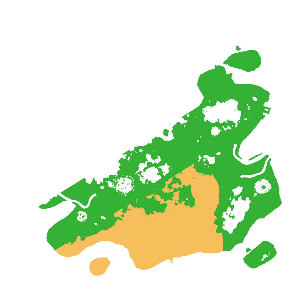 Biome Rust Map: Procedural Map, Size: 3000, Seed: 693501
