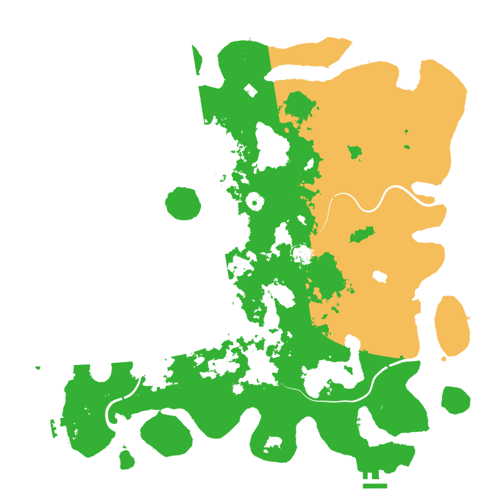 Biome Rust Map: Procedural Map, Size: 4150, Seed: 42594