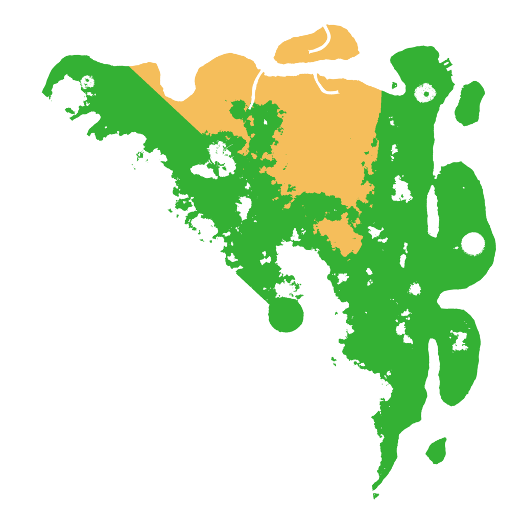 Biome Rust Map: Procedural Map, Size: 4000, Seed: 520721