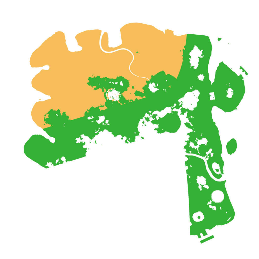 Biome Rust Map: Procedural Map, Size: 3607, Seed: 993459