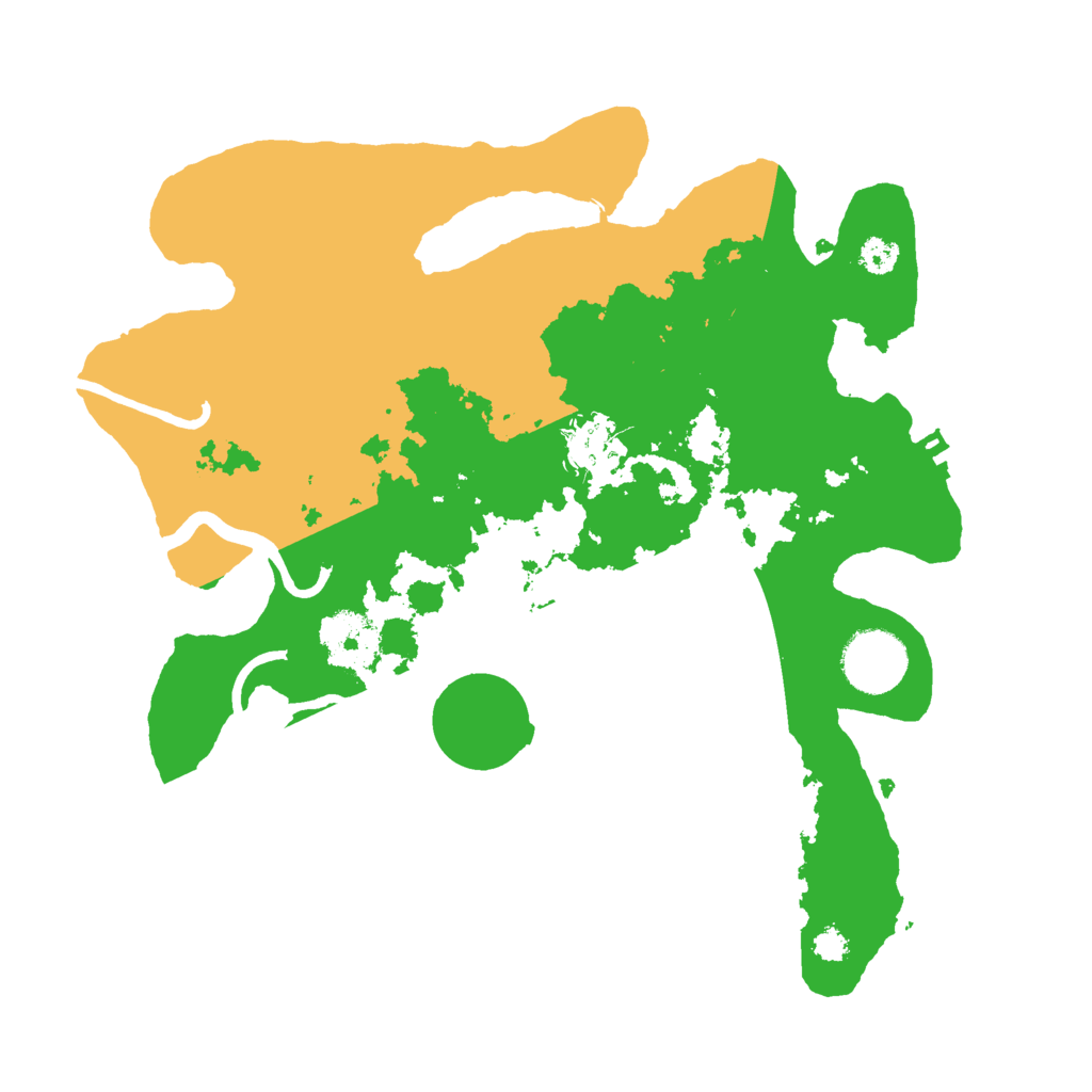 Biome Rust Map: Procedural Map, Size: 3000, Seed: 509619