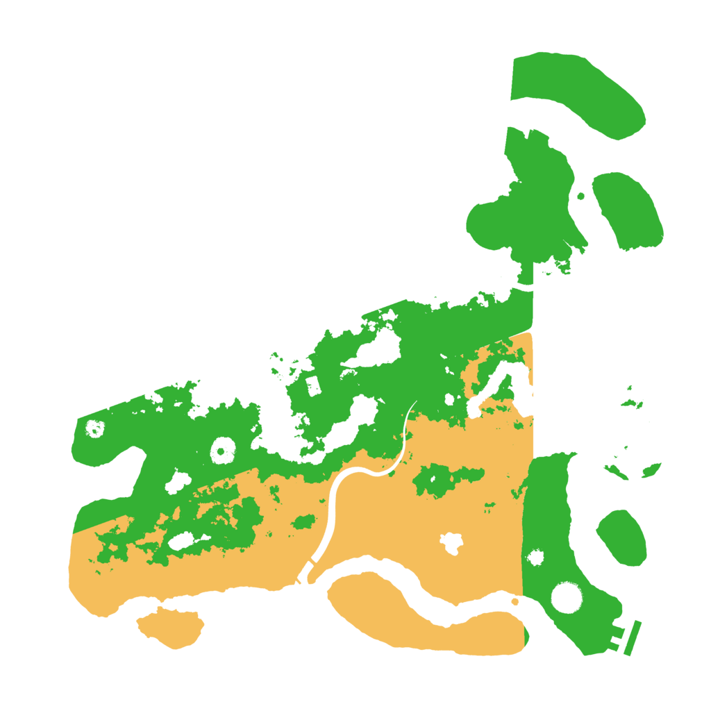 Biome Rust Map: Procedural Map, Size: 4000, Seed: 998011