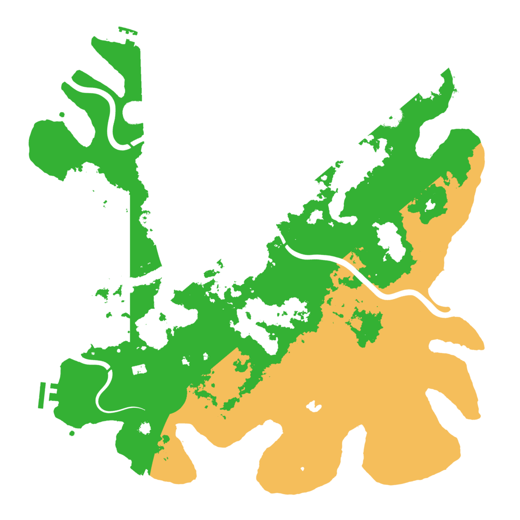Biome Rust Map: Procedural Map, Size: 4000, Seed: 12124