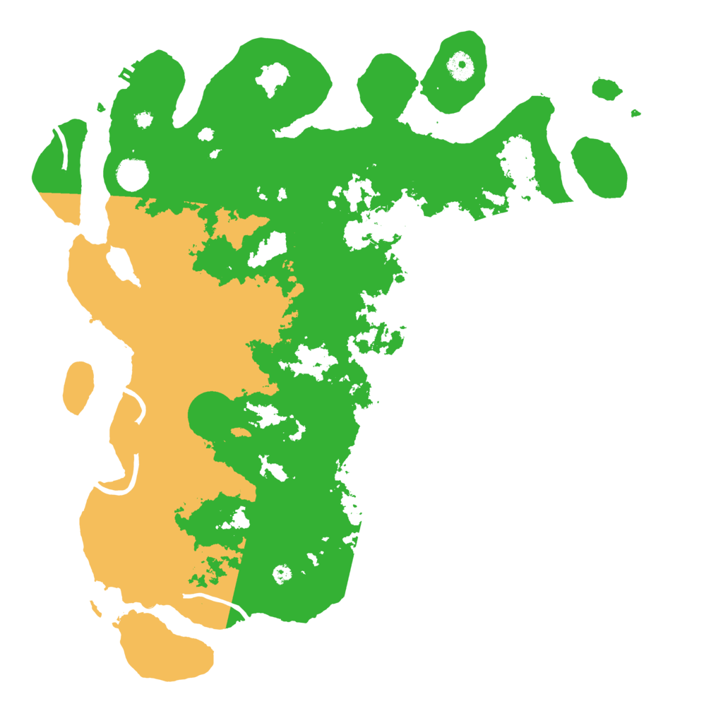 Biome Rust Map: Procedural Map, Size: 4000, Seed: 554306
