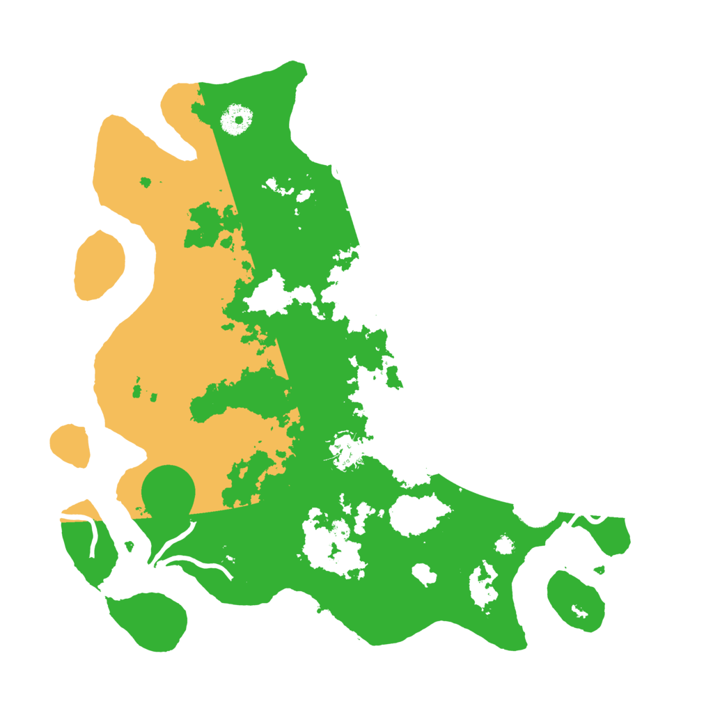 Biome Rust Map: Procedural Map, Size: 3500, Seed: 1378355912
