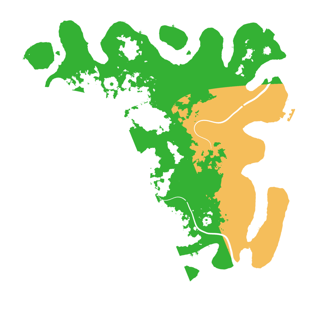 Biome Rust Map: Procedural Map, Size: 3500, Seed: 1525353136