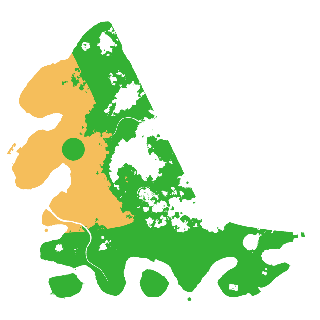 Biome Rust Map: Procedural Map, Size: 3750, Seed: 130922