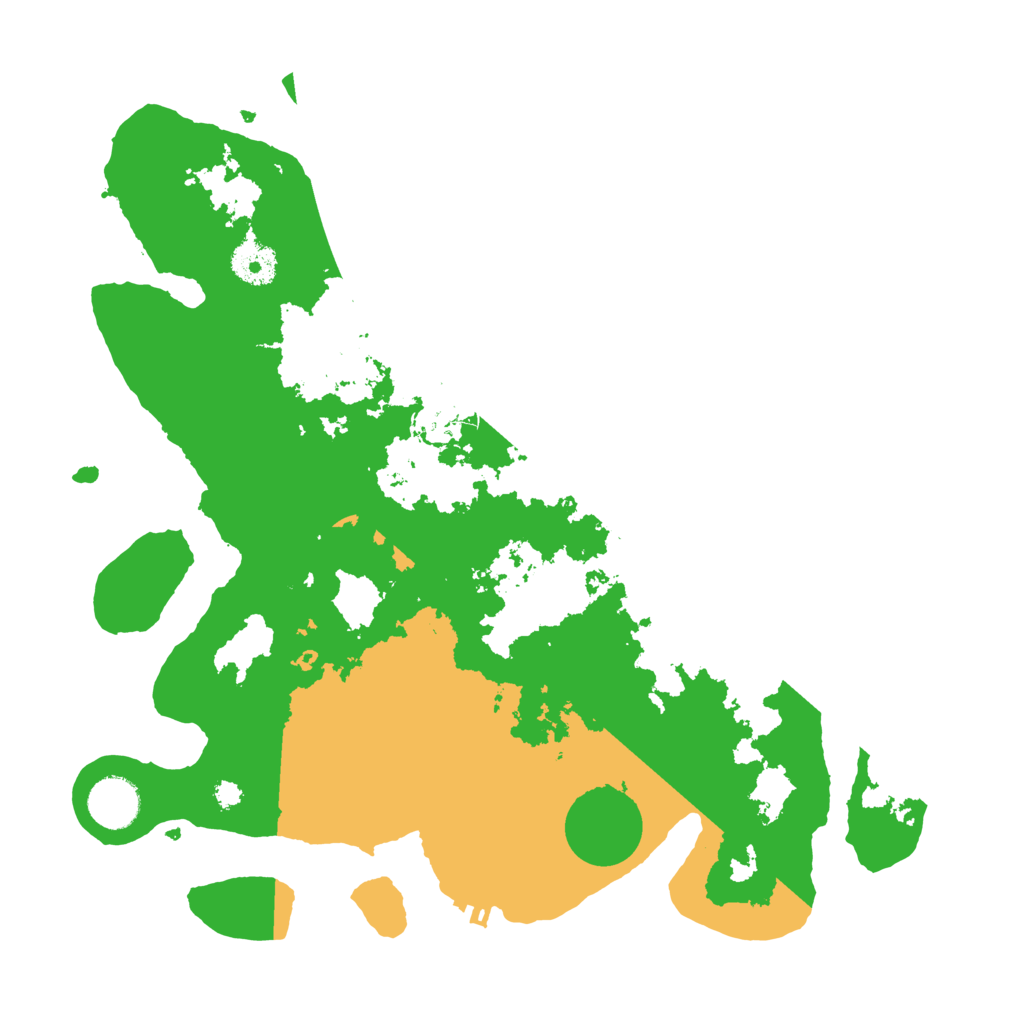 Biome Rust Map: Procedural Map, Size: 3500, Seed: 578411235