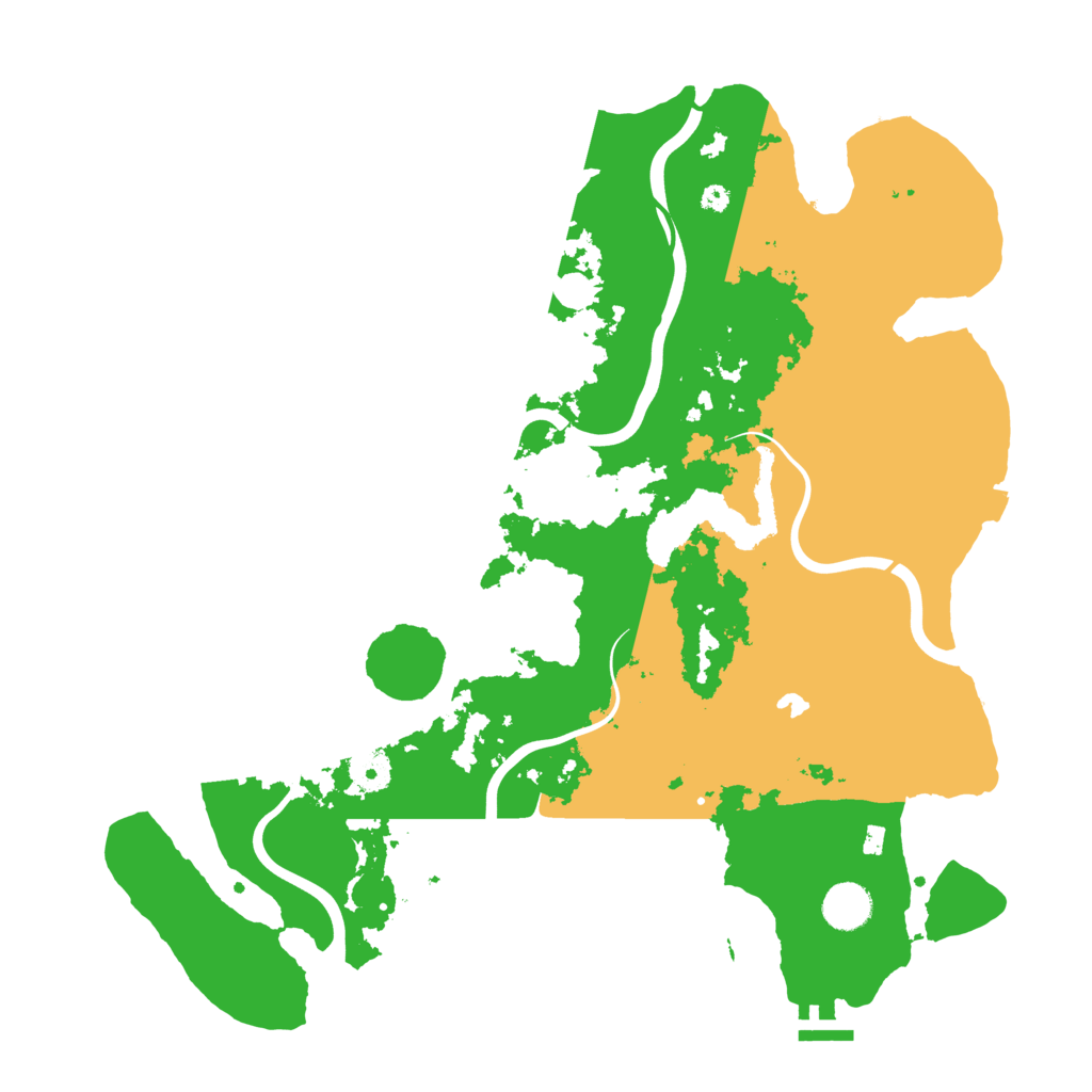Biome Rust Map: Procedural Map, Size: 4000, Seed: 842148