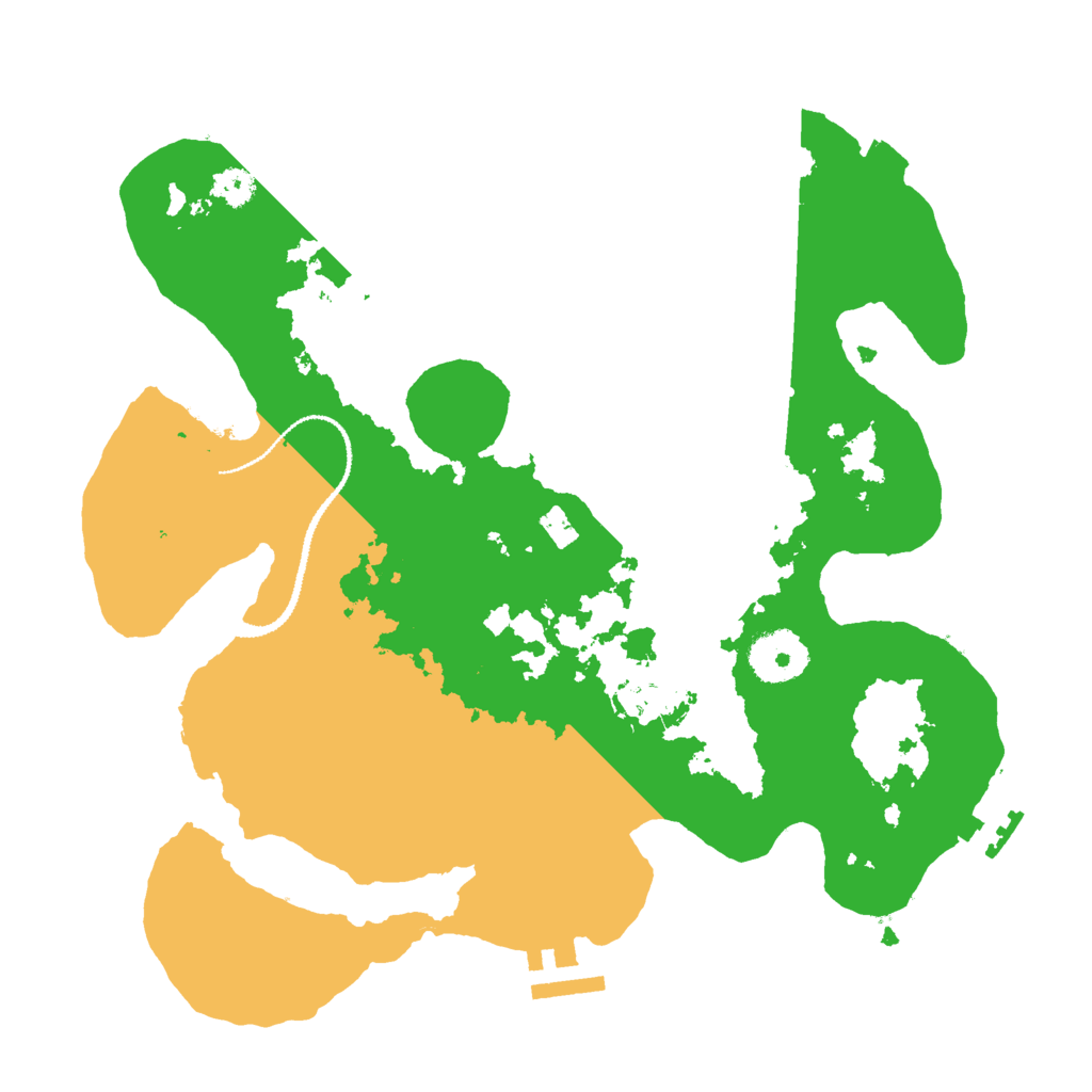 Biome Rust Map: Procedural Map, Size: 3000, Seed: 105818