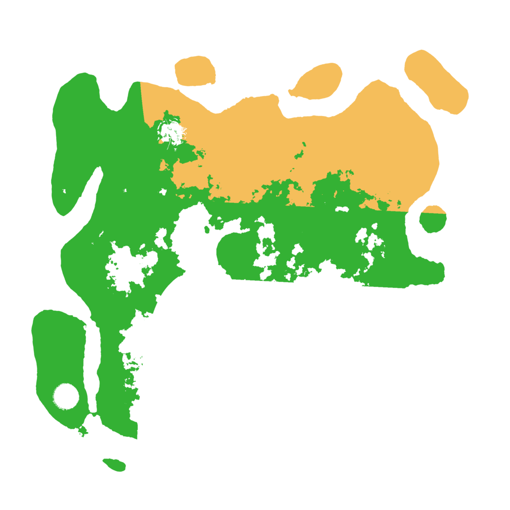 Biome Rust Map: Barren, Size: 3500, Seed: 975788