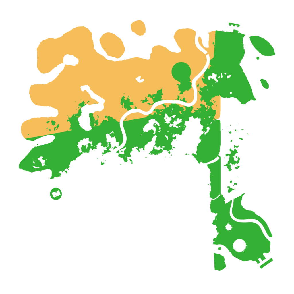 Biome Rust Map: Procedural Map, Size: 4000, Seed: 46738
