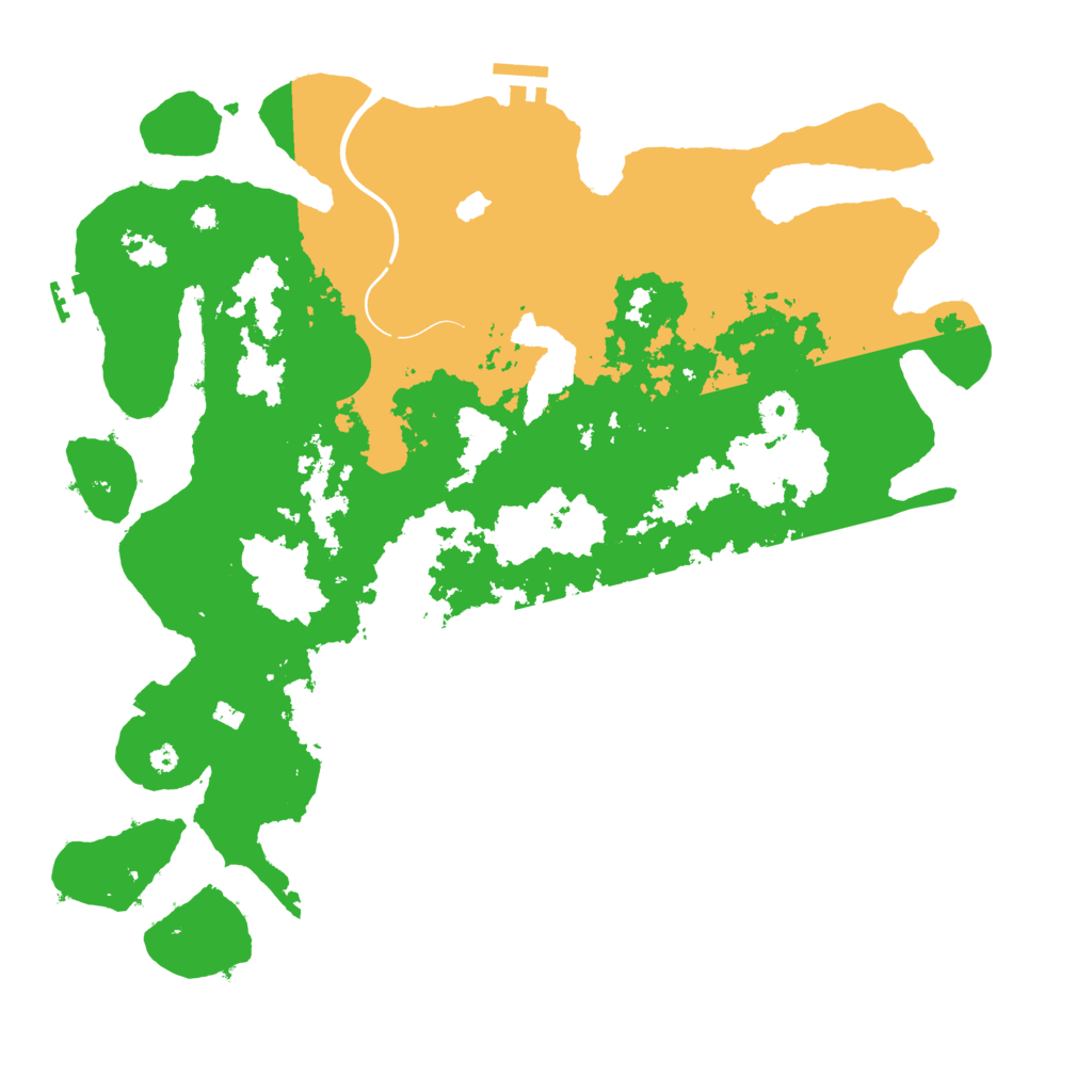 Biome Rust Map: Procedural Map, Size: 4000, Seed: 288549