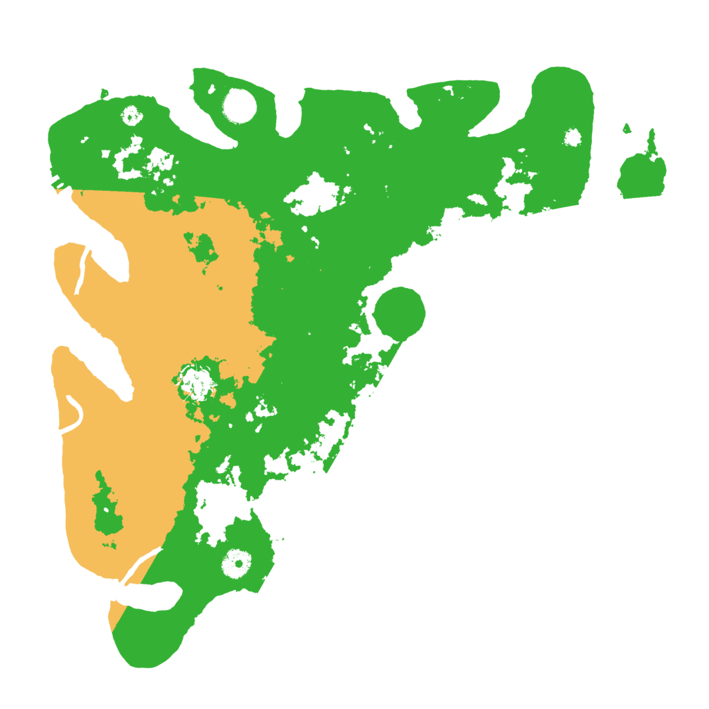 Biome Rust Map: Procedural Map, Size: 3700, Seed: 302575221