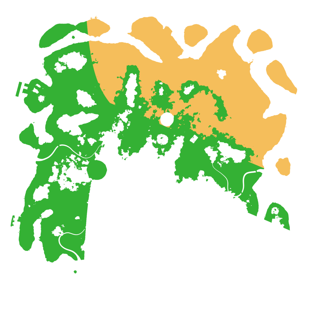 Biome Rust Map: Procedural Map, Size: 4250, Seed: 80299