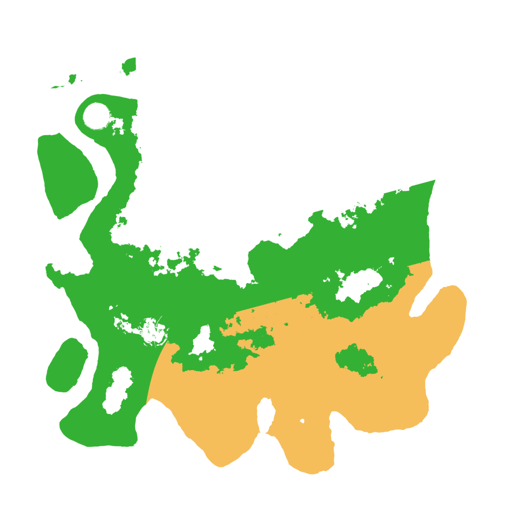 Biome Rust Map: Barren, Size: 3333, Seed: 123412