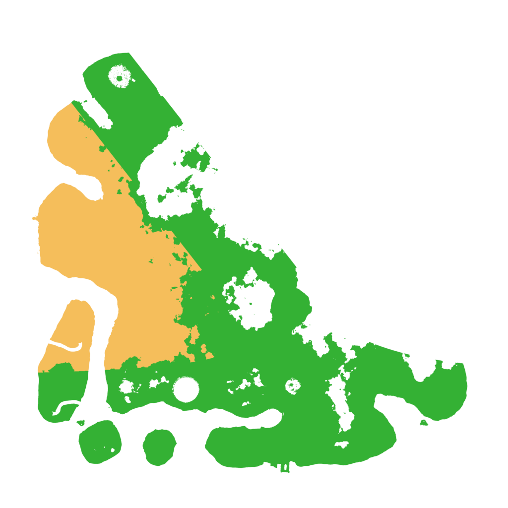 Biome Rust Map: Procedural Map, Size: 3500, Seed: 776411079