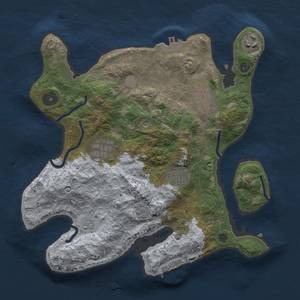 Thumbnail Rust Map: Procedural Map, Size: 3000, Seed: 999999, 14 Monuments