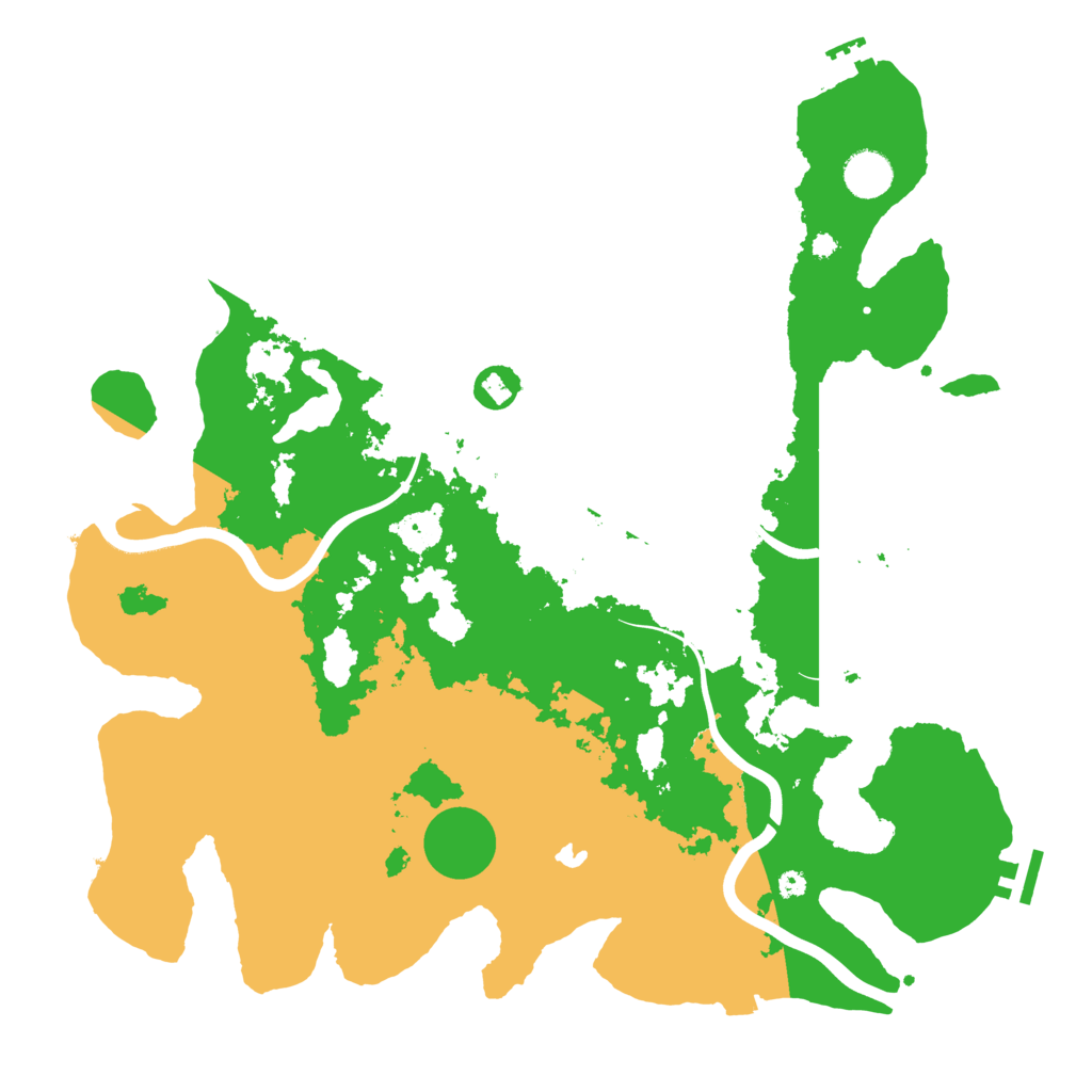 Biome Rust Map: Procedural Map, Size: 4000, Seed: 738860