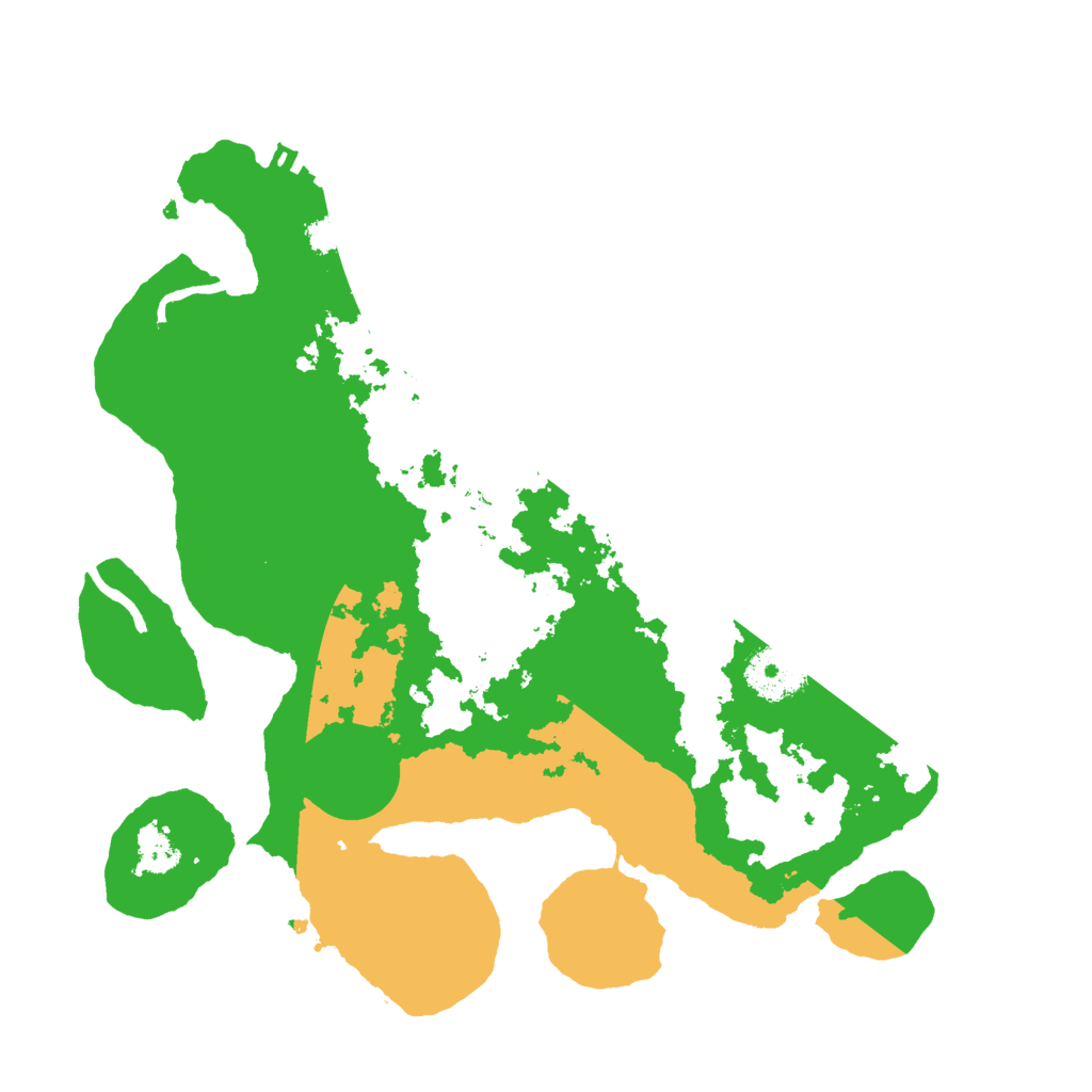 Biome Rust Map: Procedural Map, Size: 3000, Seed: 103561