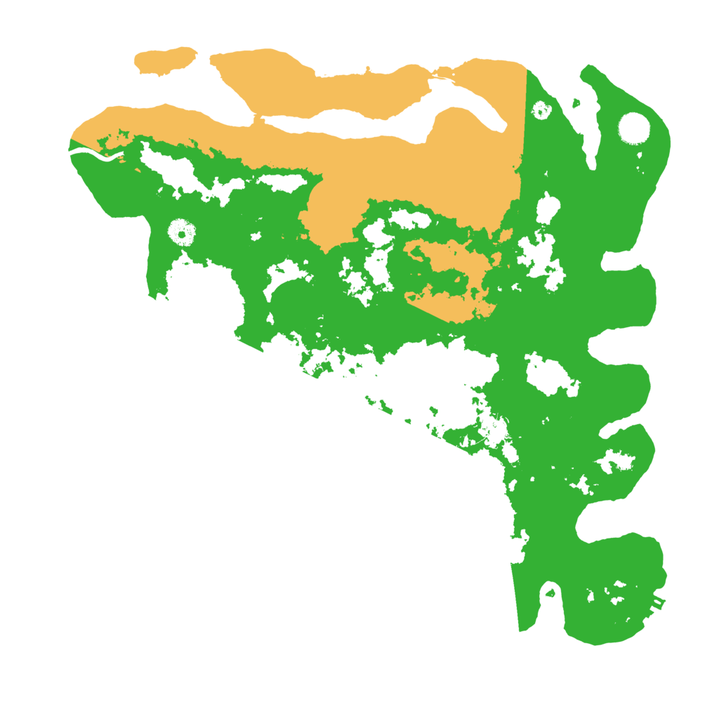 Biome Rust Map: Procedural Map, Size: 4000, Seed: 535518