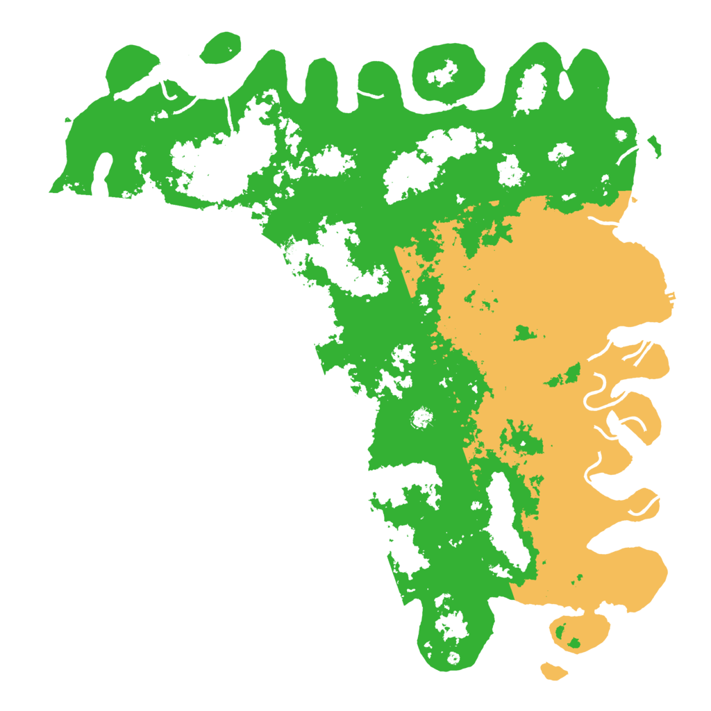 Biome Rust Map: Procedural Map, Size: 6000, Seed: 5613179