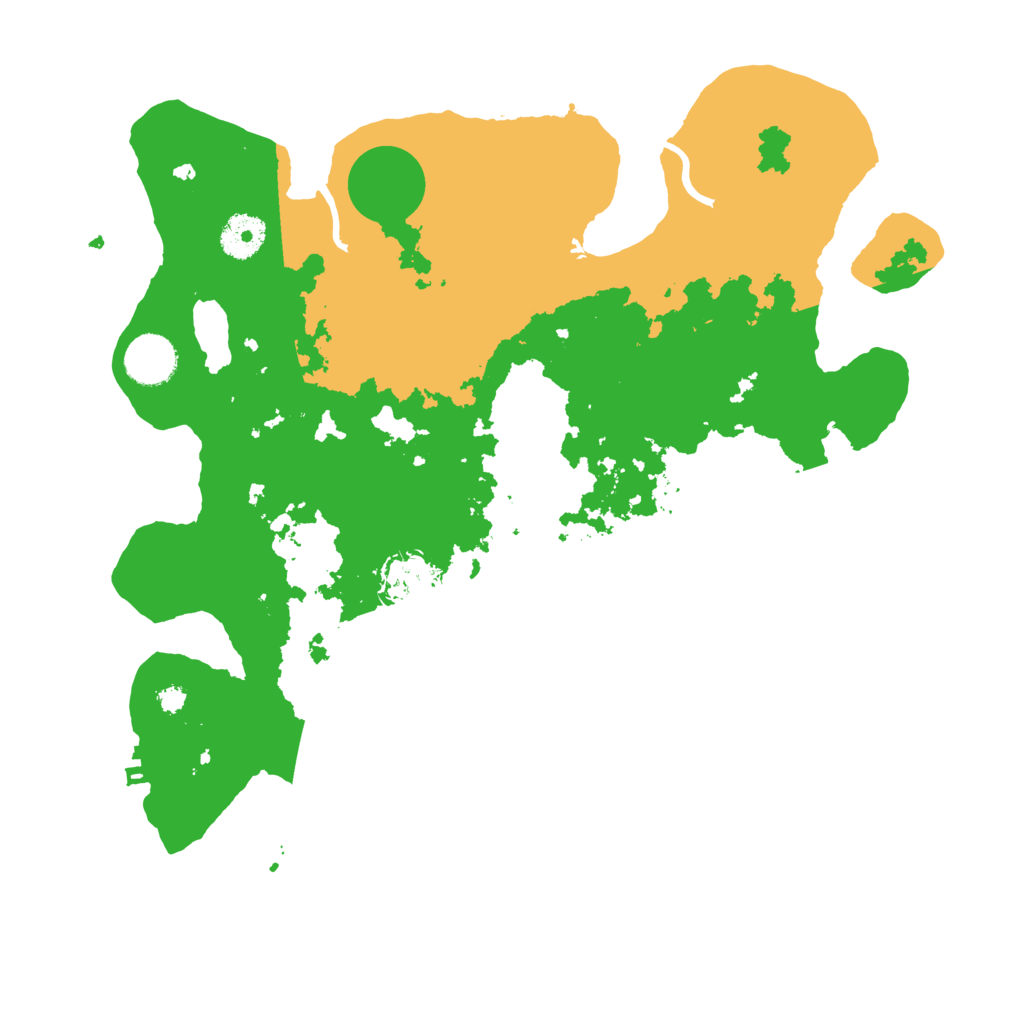Biome Rust Map: Procedural Map, Size: 3500, Seed: 7154541