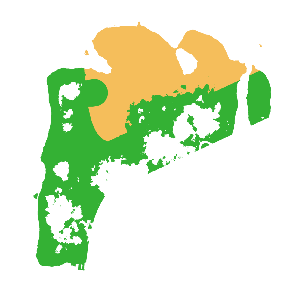 Biome Rust Map: Procedural Map, Size: 3000, Seed: 111090