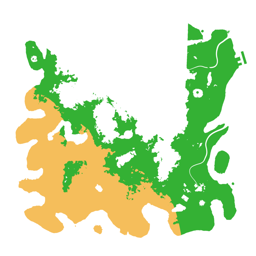 Biome Rust Map: Procedural Map, Size: 4000, Seed: 512456