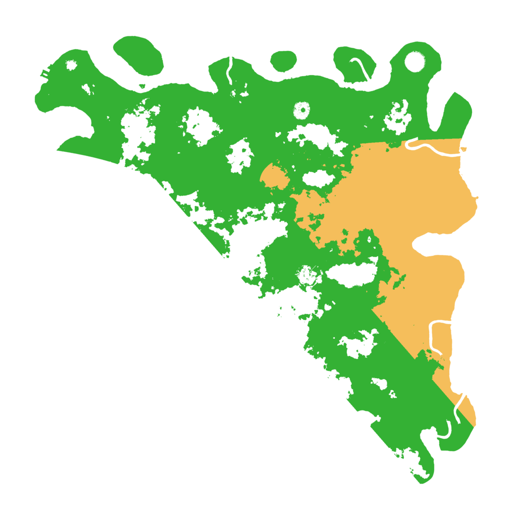 Biome Rust Map: Procedural Map, Size: 4500, Seed: 854238565