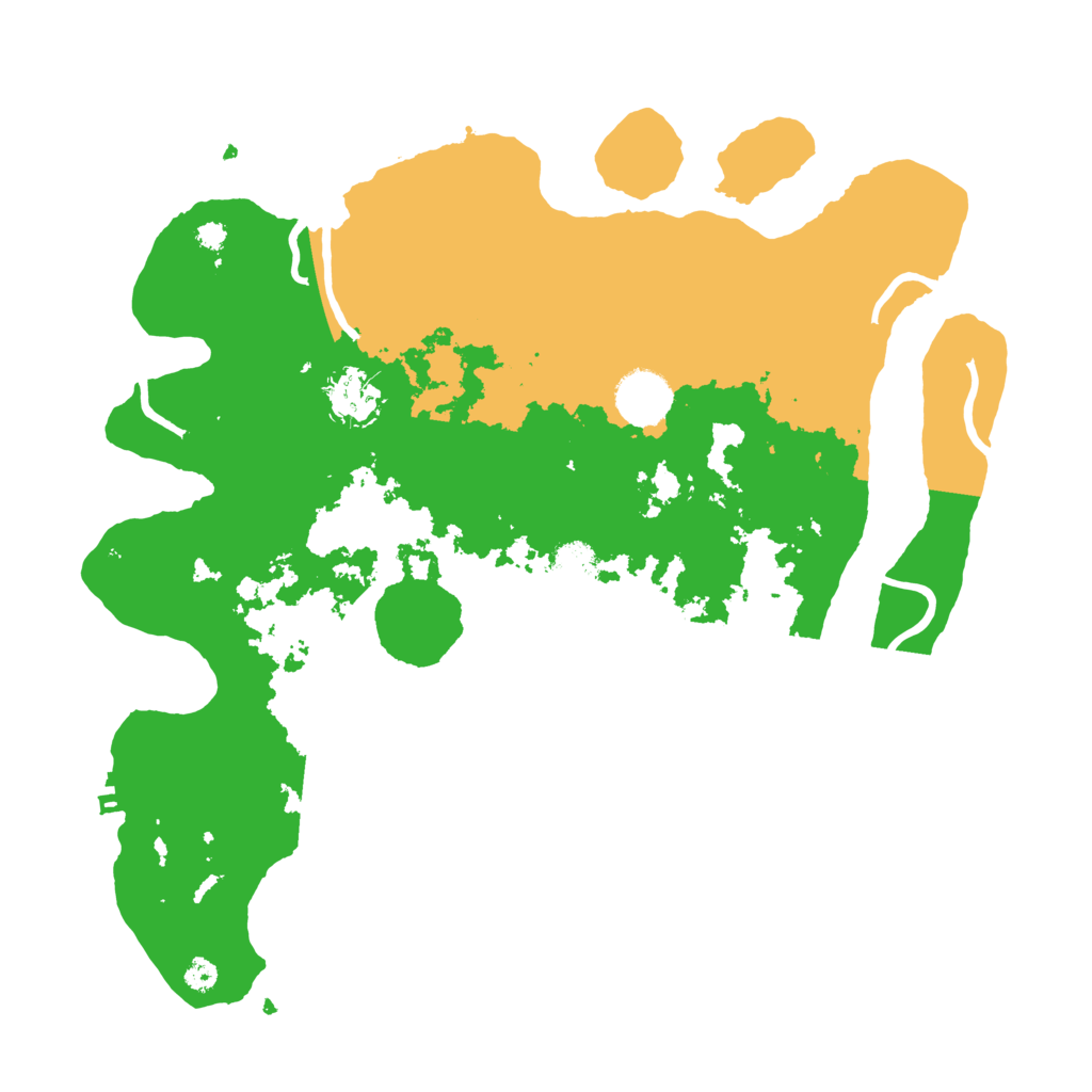 Biome Rust Map: Procedural Map, Size: 3500, Seed: 45642234